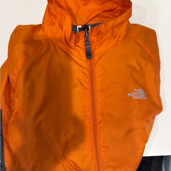 The North Face Men's Vibrant Orange and Charcoal Jacket - Picture 4 of 7